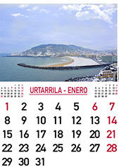 Calendario 2024 con fotos de Donostia San Sebastián